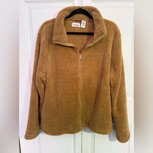 Le Moda Tan Fleece Jacket